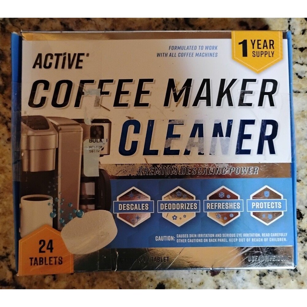 Active Coffee Maker Cleaner one year supply